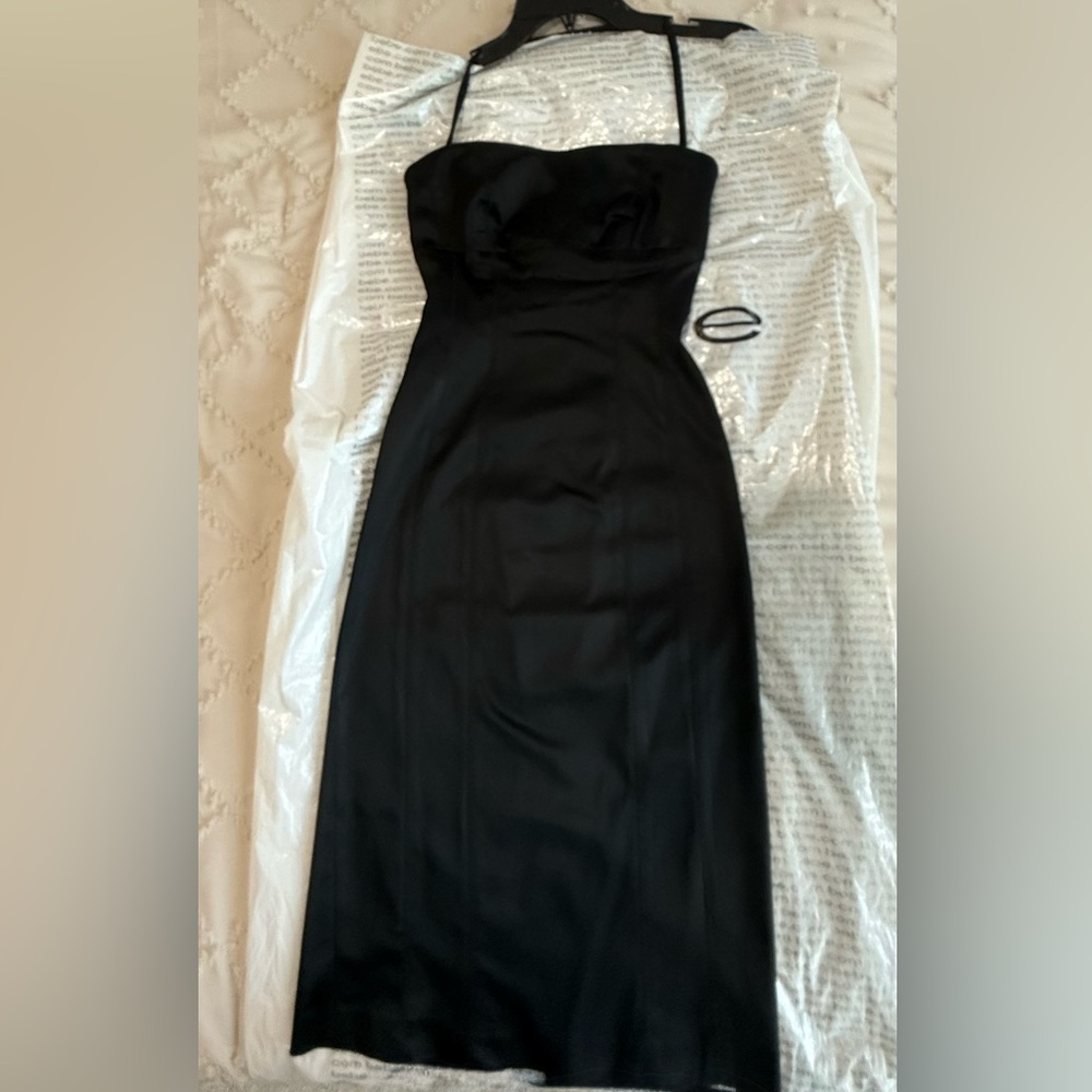 Elegant Black Strapless Dress